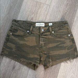 Lucky Brand Camouflage Jean Shorts